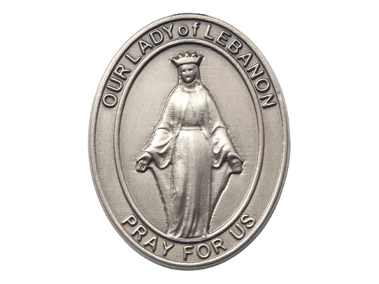 Our Lady of Lebanon Visor Clip
