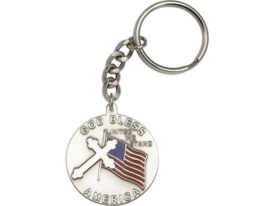 God Bless America Key Chain