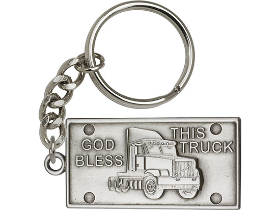 God Bless This Truck Key Chain