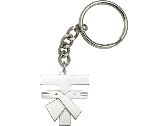 Franciscan Cross Key Chain