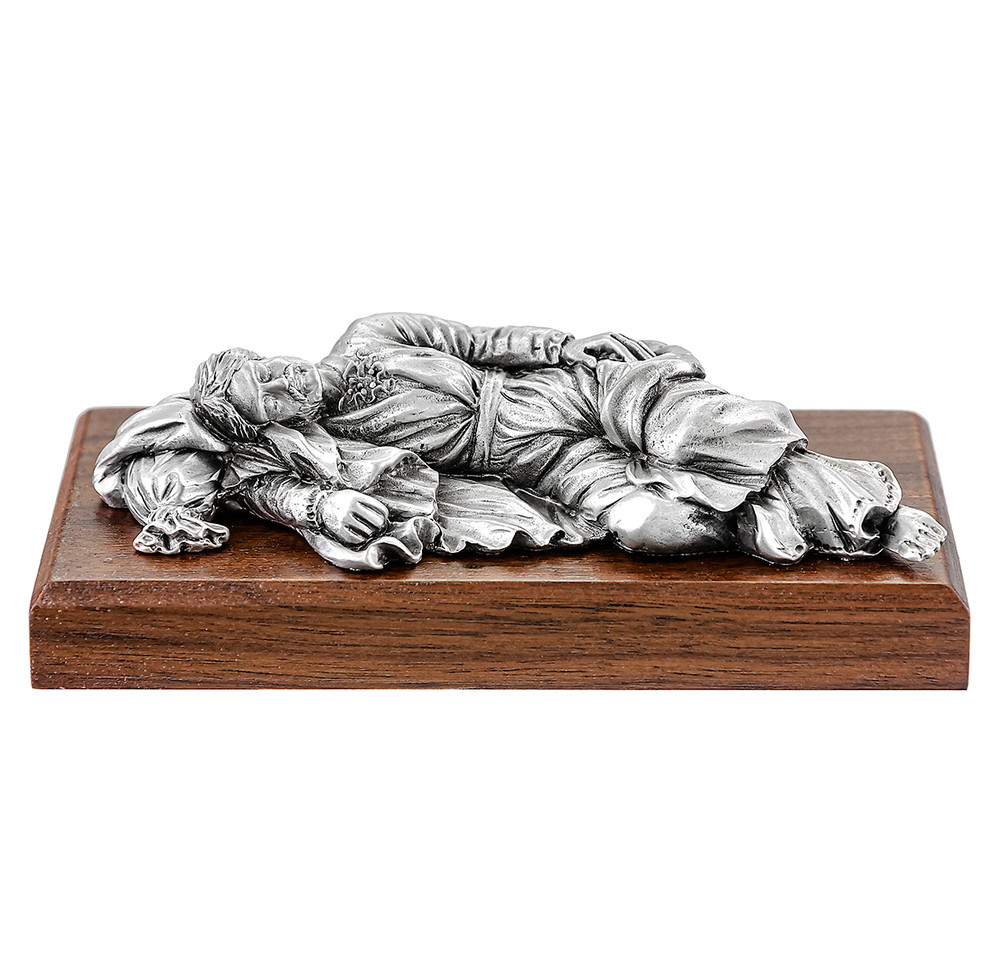 Sleeping St. Joseph Pewter Statue