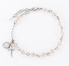 Round Crystal Rosary Bracelet Created with 6mm finest Austrian Crystal Silk Beads by HMH