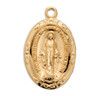 Gold Over Sterling Silver Miraculous Medal Gold Over Sterling Silver Miraculous Medal