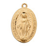 Gold Over Sterling Silver Miraculous Medal Gold Over Sterling Silver Miraculous Medal