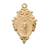 Gold Over Sterling Silver Miraculous Medal Gold Over Sterling Silver Miraculous Medal