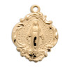 Gold Over Sterling Silver Miraculous Medal