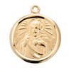 Gold Over Sterling Silver Scapular Medal