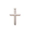Two-Tone Gold Over Sterling Silver Inlay Cross