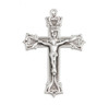 Gothic Scroll Style Sterling Silver Crucifix