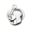 Jesus through Mary Sterling Silver Medal