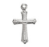Sterling Silver Detailed Cross