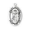 Patron Saint Edward Oval Sterling Silver Medal Patron Saint Edward Oval Sterling Silver Medal