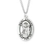 Patron Saint Edward Oval Sterling Silver Medal Patron Saint Edward Oval Sterling Silver Medal