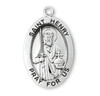 Patron Saint Henry Oval Sterling Silver Medal Patron Saint Henry Oval Sterling Silver Medal