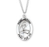 Patron Saint Jerome Oval Sterling Silver Medal Patron Saint Jerome Oval Sterling Silver Medal