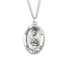 Patron Saint Isabella Oval Sterling Silver Medal Patron Saint Isabella Oval Sterling Silver Medal