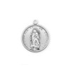 Our Lady of Guadalupe Round Sterling Silver Medal
