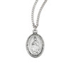 Our Lady of Laleche Oval English Version Sterling Silver Medal Our Lady of Laleche Oval English Version Sterling Silver Medal