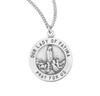 Our Lady of Fatima Round Sterling Silver Medal Our Lady of Fatima Round Sterling Silver Medal