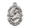 Saint Anthony Oval Sterling Silver Medal