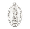 Sterling Silver St. Sebastian Protector of those in Miltary Service Medal