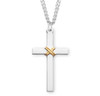 Two-Tone Cross with a rope Two-Tone Cross with a rope
