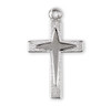 Sterling Silver Starburst Cross