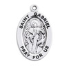 Patron Saint Gabriel Oval Sterling Silver Medal Patron Saint Gabriel Oval Sterling Silver Medal
