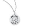 Patron Saint Jude Round Sterling Silver Medal Patron Saint Jude Round Sterling Silver Medal