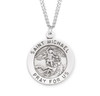 Patron Saint Michael the Archangel Round Sterling Silver Medal Patron Saint Michael the Archangel Round Sterling Silver Medal