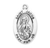 Patron Saint Jacob Oval Sterling Silver Medal Patron Saint Jacob Oval Sterling Silver Medal