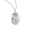 Patron Saint Mia Oval Sterling Silver Medal Patron Saint Mia Oval Sterling Silver Medal
