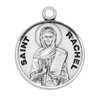 Patron Saint Rachel Round Sterling Silver Medal