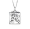 Sterling Silver Square "Crown of Thorns" Medal Sterling Silver Square "Crown of Thorns" Medal