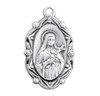 Saint Therese of Lisieux Oval Sterling Silver Medal Saint Therese of Lisieux Oval Sterling Silver Medal