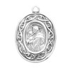 Saint Anthony Oval Sterling Silver "Crown of Thorns" Medal
