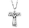 Saint Francis of Assisi "Tau" Sterling Silver Cross Medal Saint Francis of Assisi "Tau" Sterling Silver Cross Medal