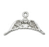Sterling Silver Angel with Wings Medal