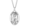 Patron Saint David Oval Sterling Silver Medal