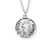 Patron Saint Dennis Round Sterling Silver Medal Patron Saint Dennis Round Sterling Silver Medal