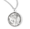 Patron Saint Gregory Round Sterling Silver Medal Patron Saint Gregory Round Sterling Silver Medal