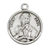 Patron Saint Paul Round Sterling Silver Medal