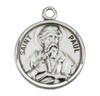 Patron Saint Paul Round Sterling Silver Medal Patron Saint Paul Round Sterling Silver Medal