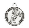 Saint Sebastian Round Lacrosse Male Athlete Medal Saint Sebastian Round Lacrosse Male Athlete Medal
