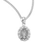 Sterling Silver Crystal Cubic Zirconia "CZ" Miraculous Medal