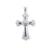 Sapphire and Crystal Cubic Zirconia's "CZ's" Cross