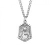Sterling Silver Sacred Heart of Jesus Pendant Sterling Silver Sacred Heart of Jesus Pendant