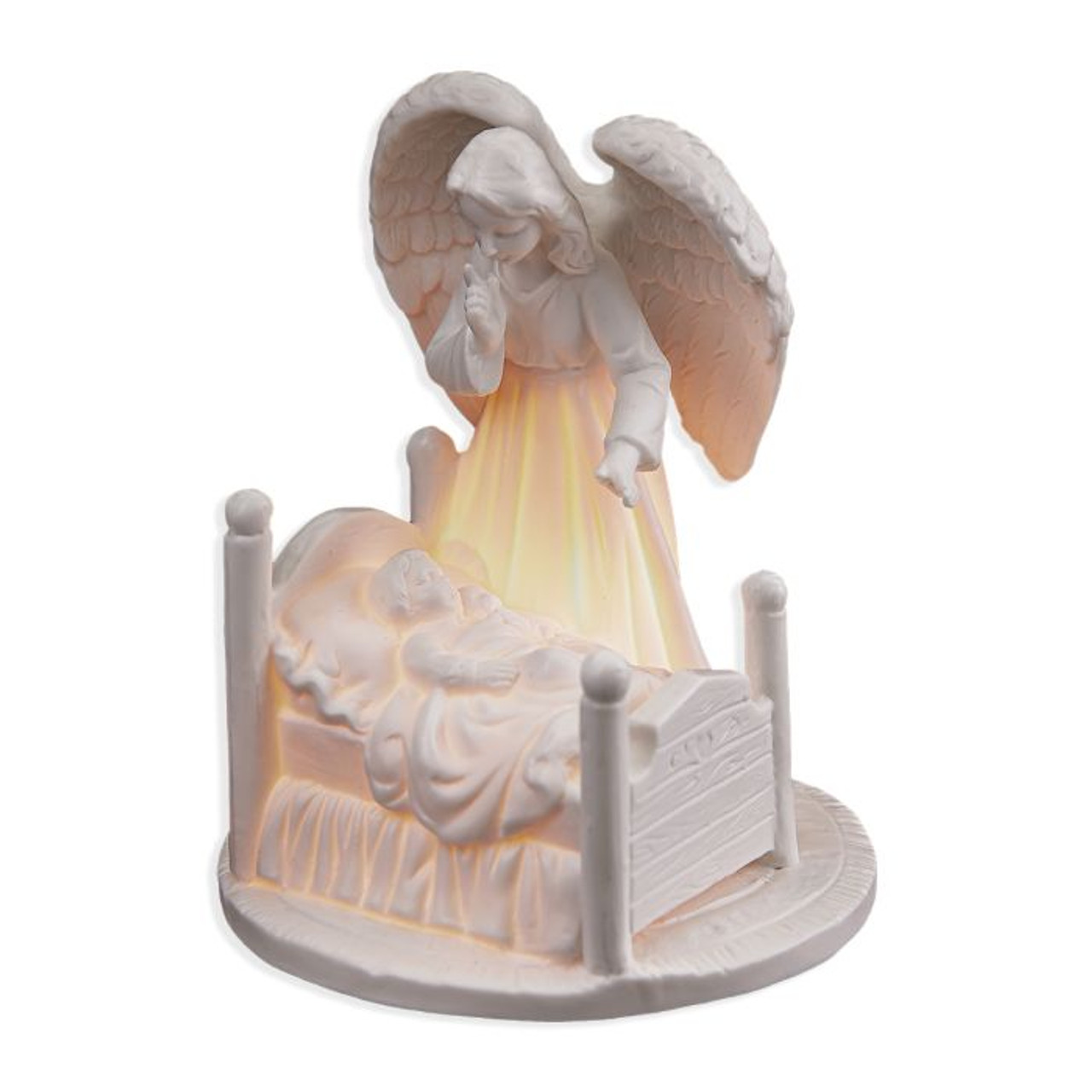 Guardian Angel with Baby Night Light