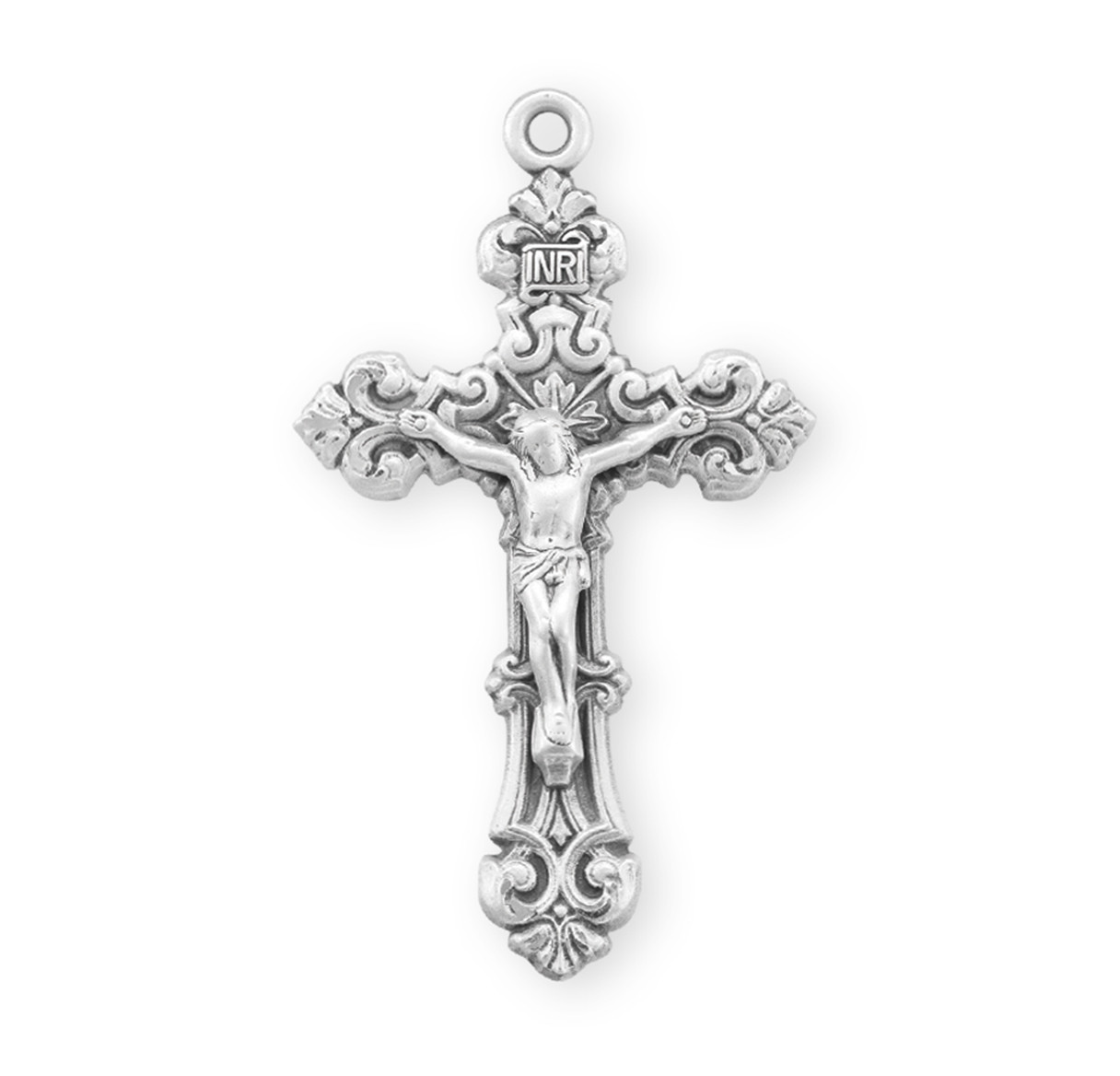 Sterling Silver Scroll Design Rosary Crucifix Catholic Online