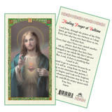 Healing Prayer At Bedtime Laminated Prayer Cards